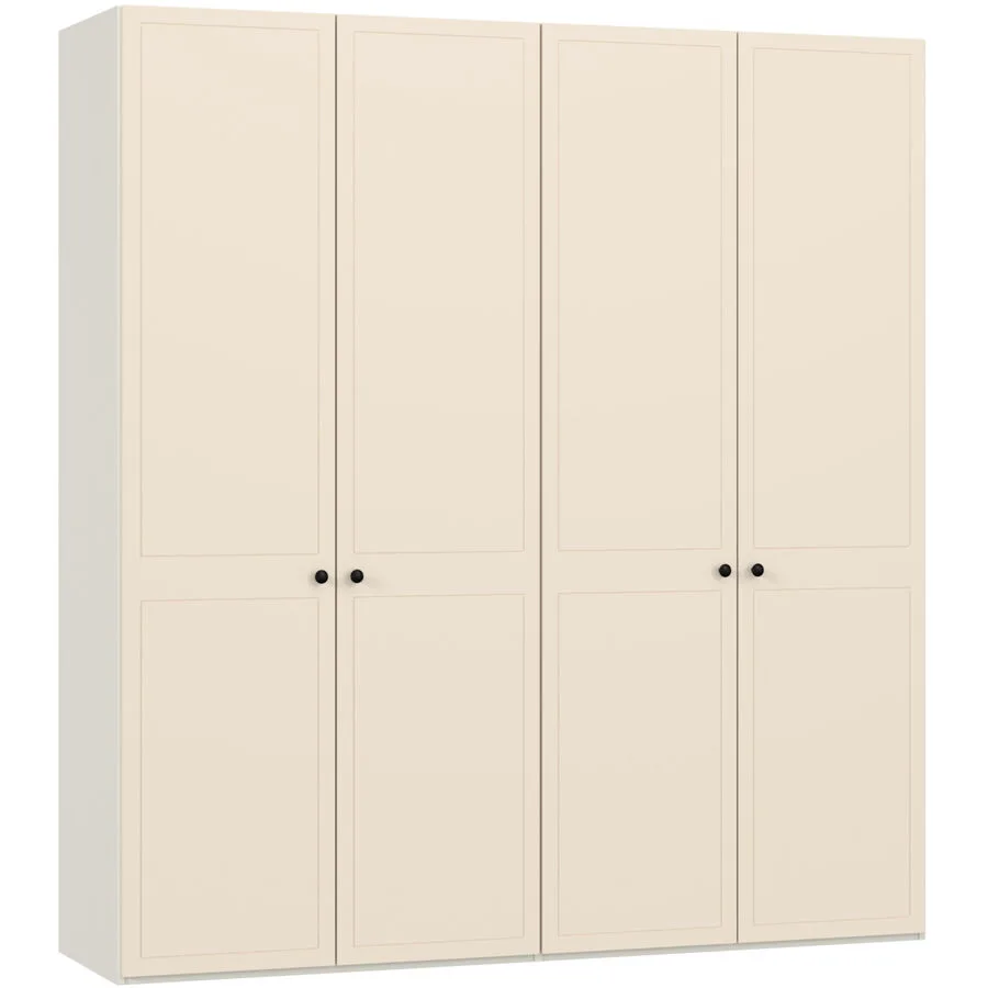 Kleiderschrank Arena Drehtüren weiss Holzwerkstoff B 203 cm - Schweizer Möbelhersteller