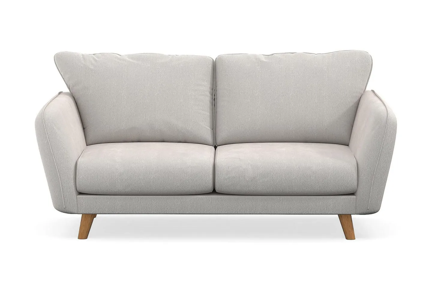 Trend Lyx 2-sits Soffa - Vit Sammet