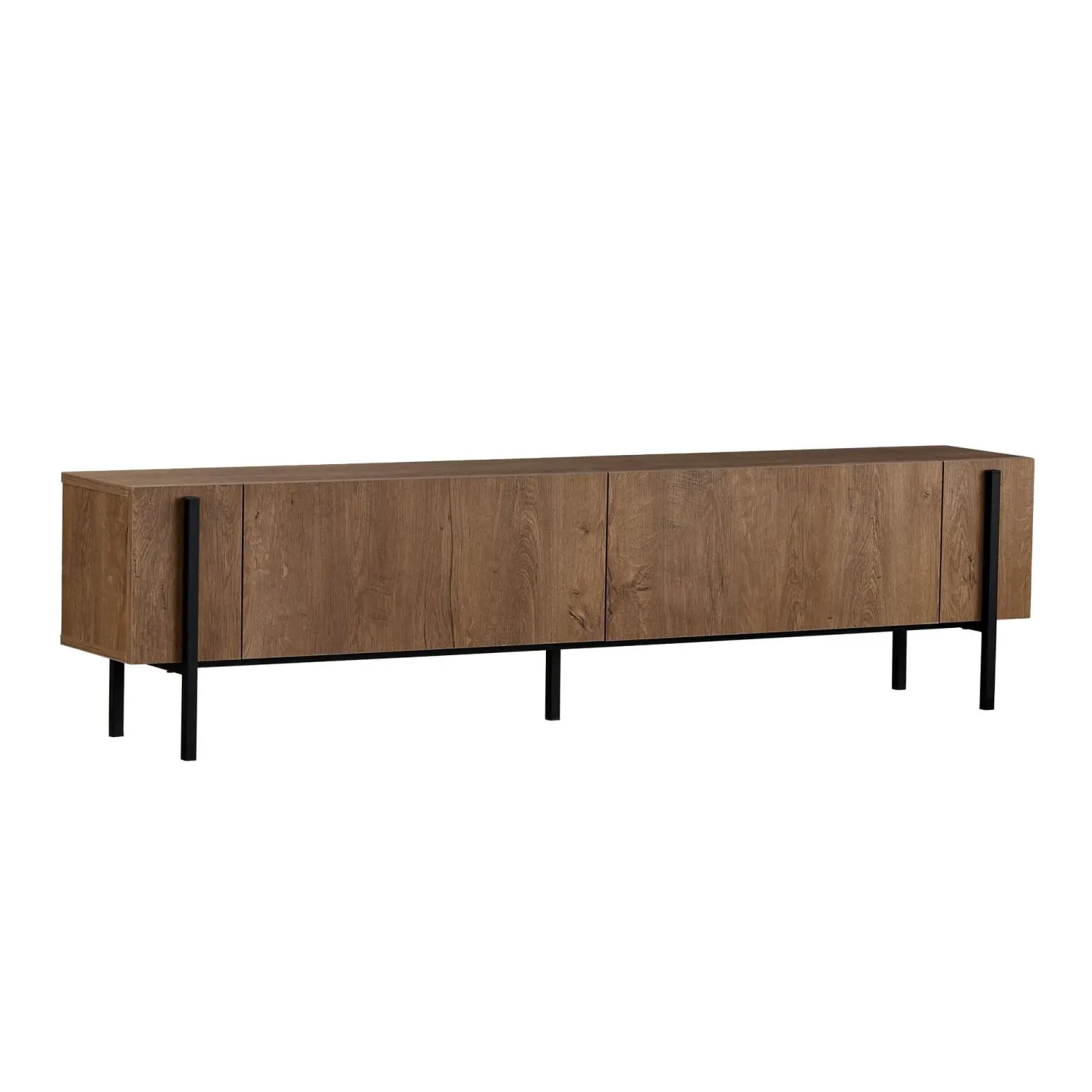 Nexus TV-bänk 180 cm - Kafkas Oak och Black