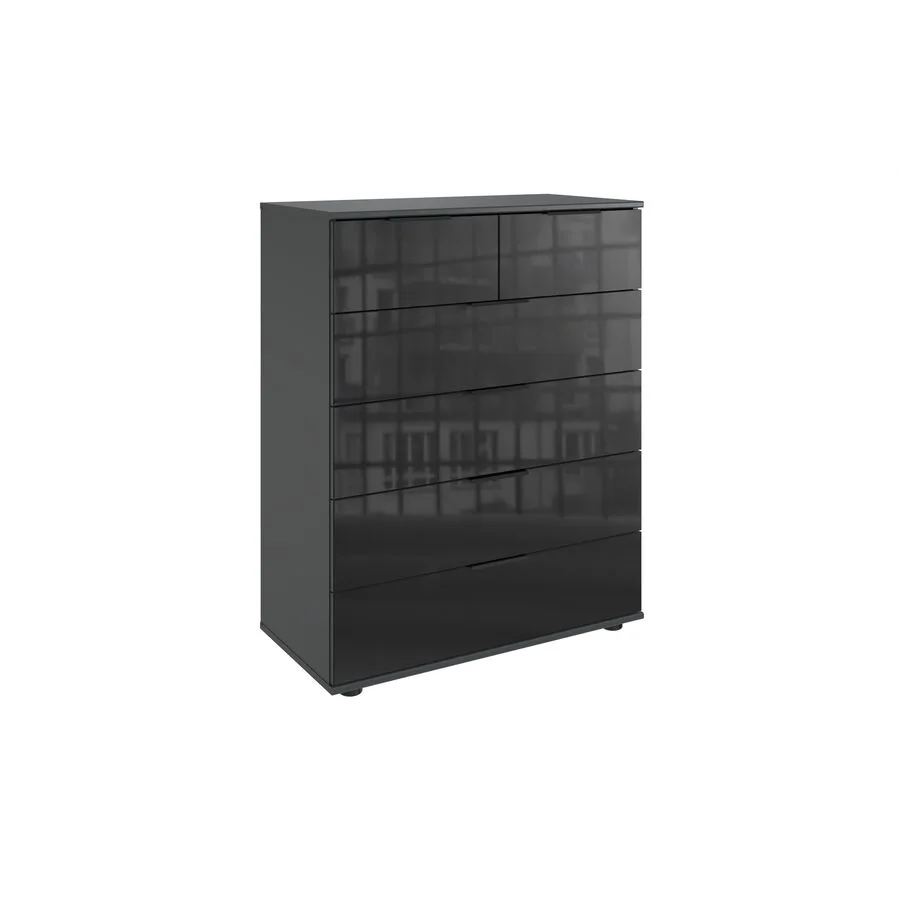 Kommode Metac graphit Holzwerkstoff B 82 H 102 cm