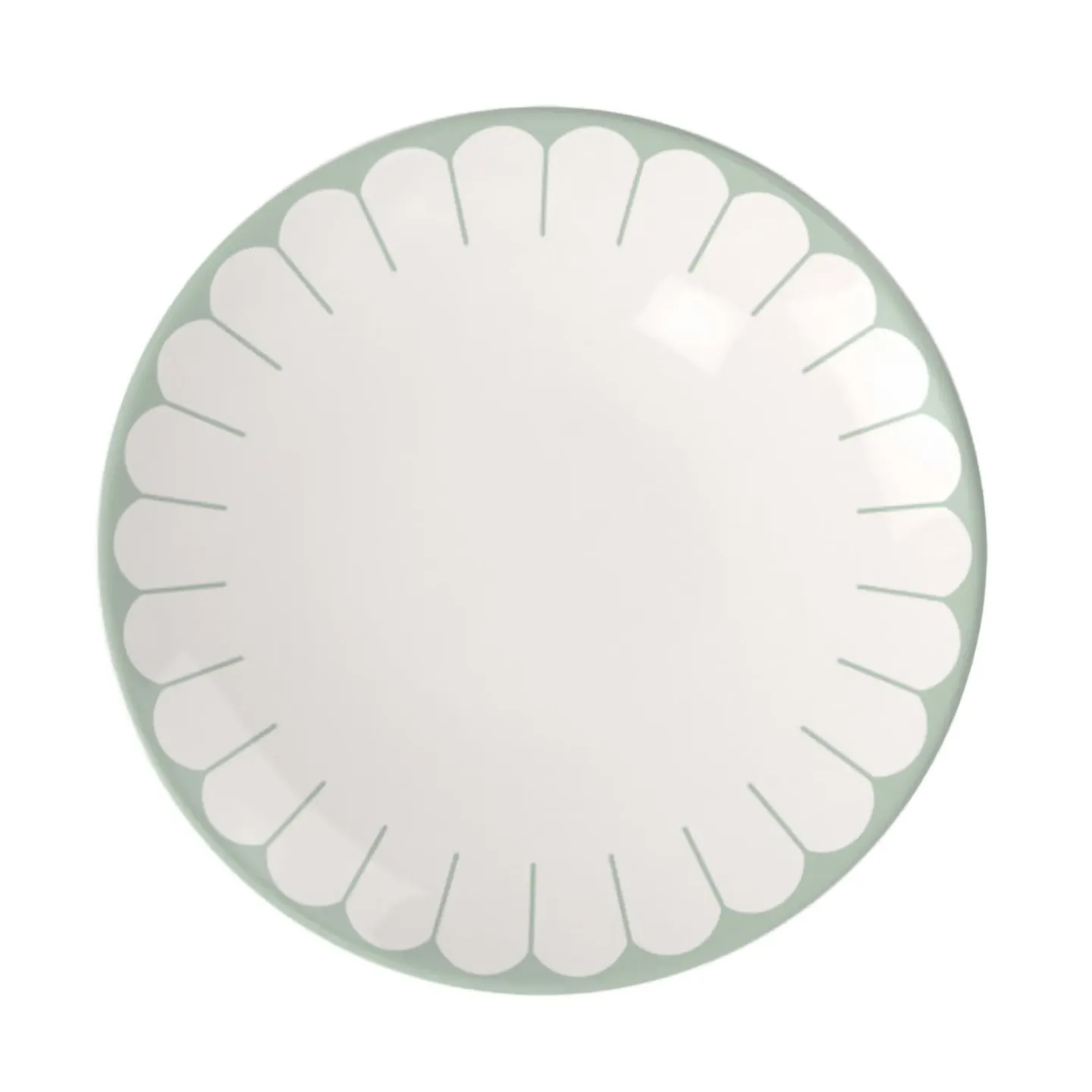 Villeroy & Boch Fleur Teller Ø21 cm White-green