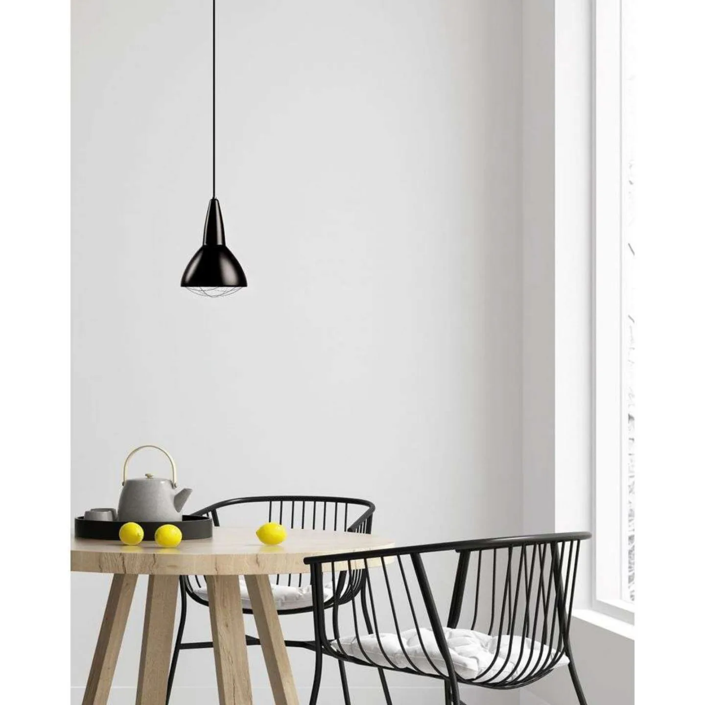 Grid Pendelleuchte Schwarz - Cph Lighting - Wohnzimmer - Design - Aluminium