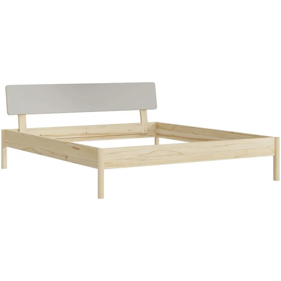 Bett Lund Kernbuche Massivholz Massivholz 180 x 200 cm - Möbel Konfigurator: Traummöbel individuell zusammenstellen