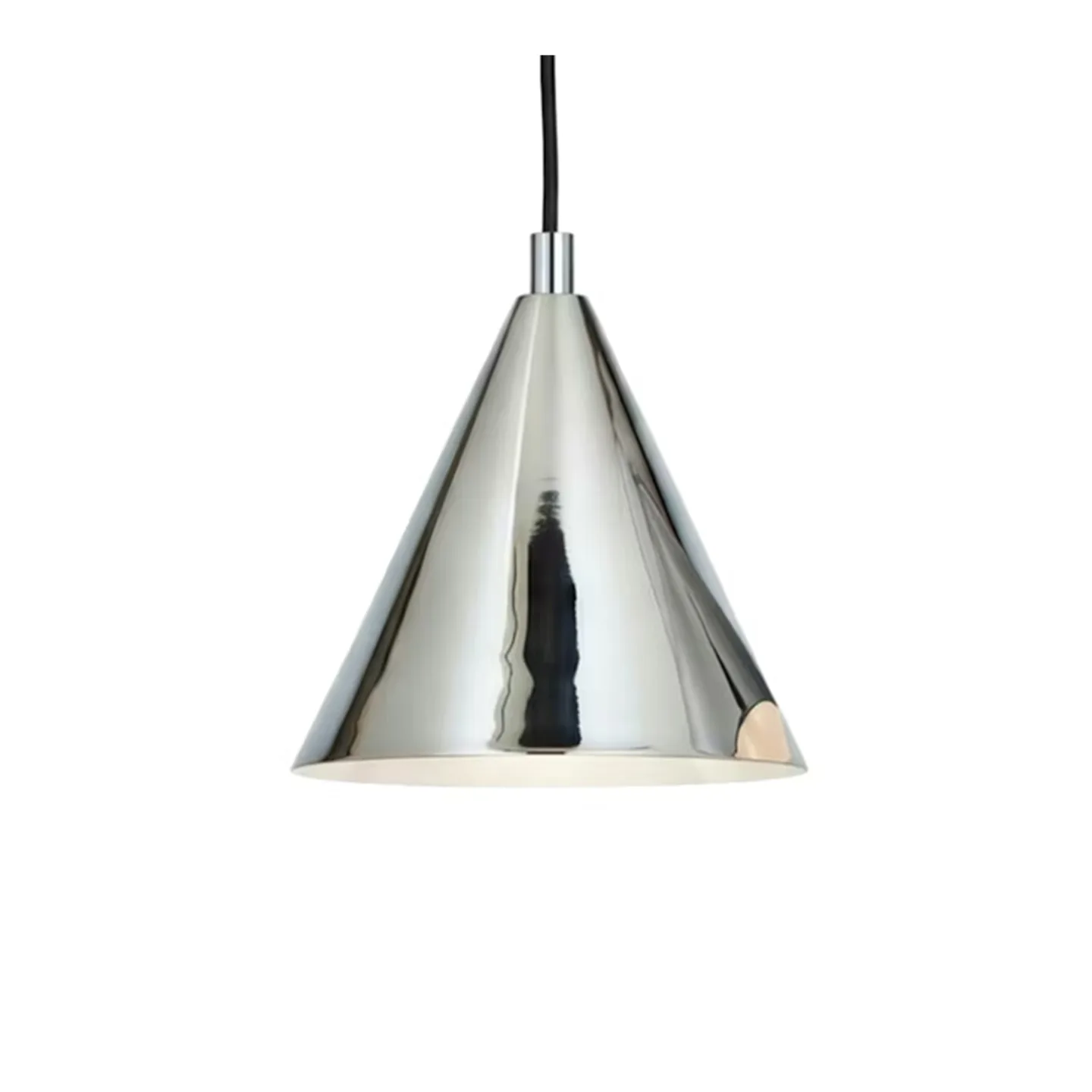 Örsjö Belysning - Tratten Small, Pendant Fixed LED Nickel plated brass - Pendellampor - Silver