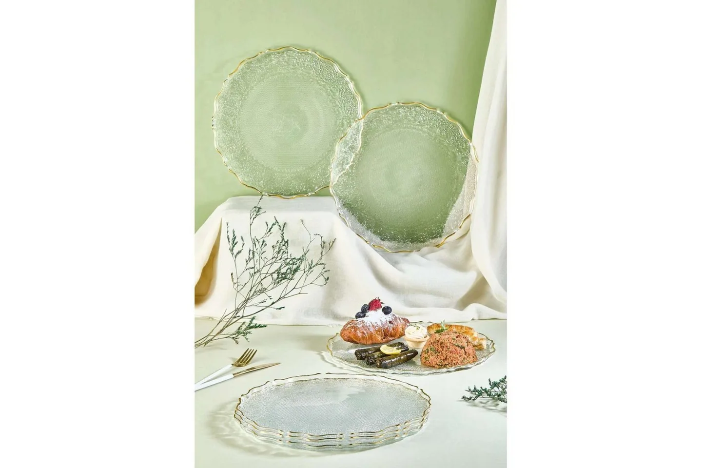 Tharos Tallriksset 28 cm - Transparent