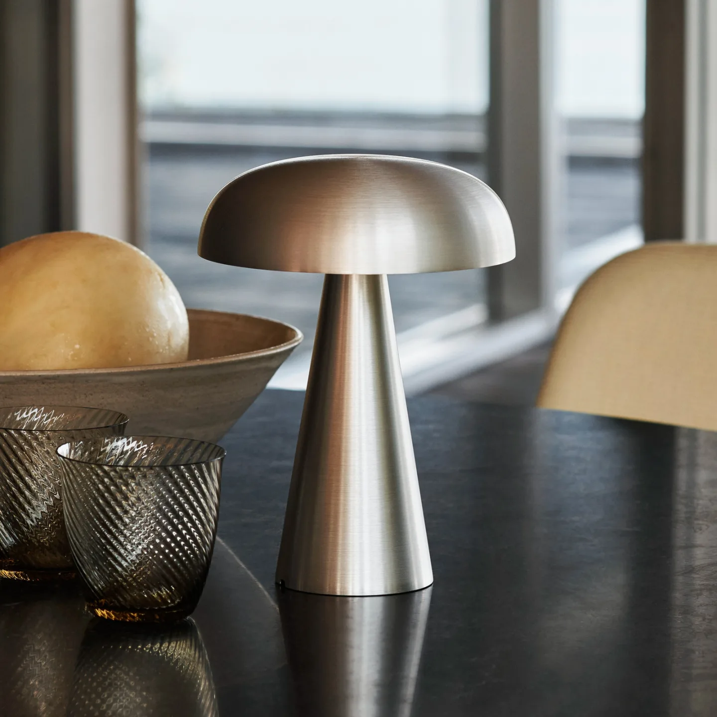 &Tradition Como portable Tischleuchte SC53 Aluminium