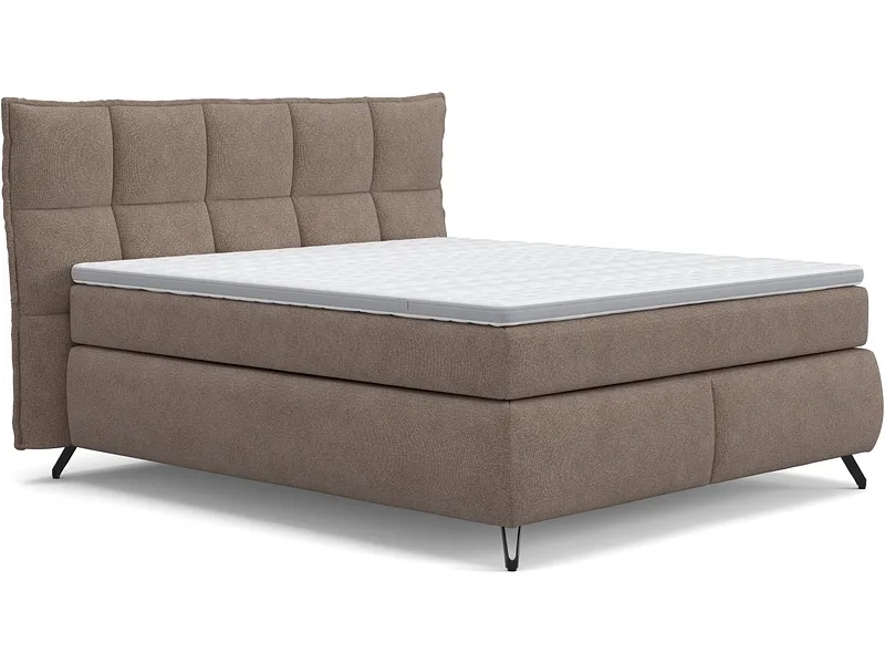 Boxspringbett SWISS HOME STYLE AGATA sand 160x200cm flexibel