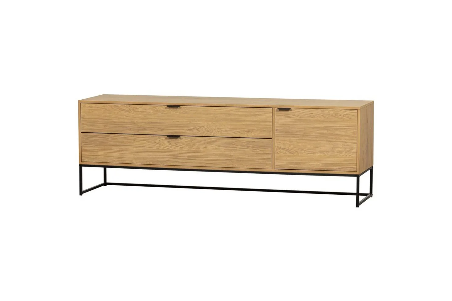 TV-enhet Silas - Ek, Ek, 180 cm