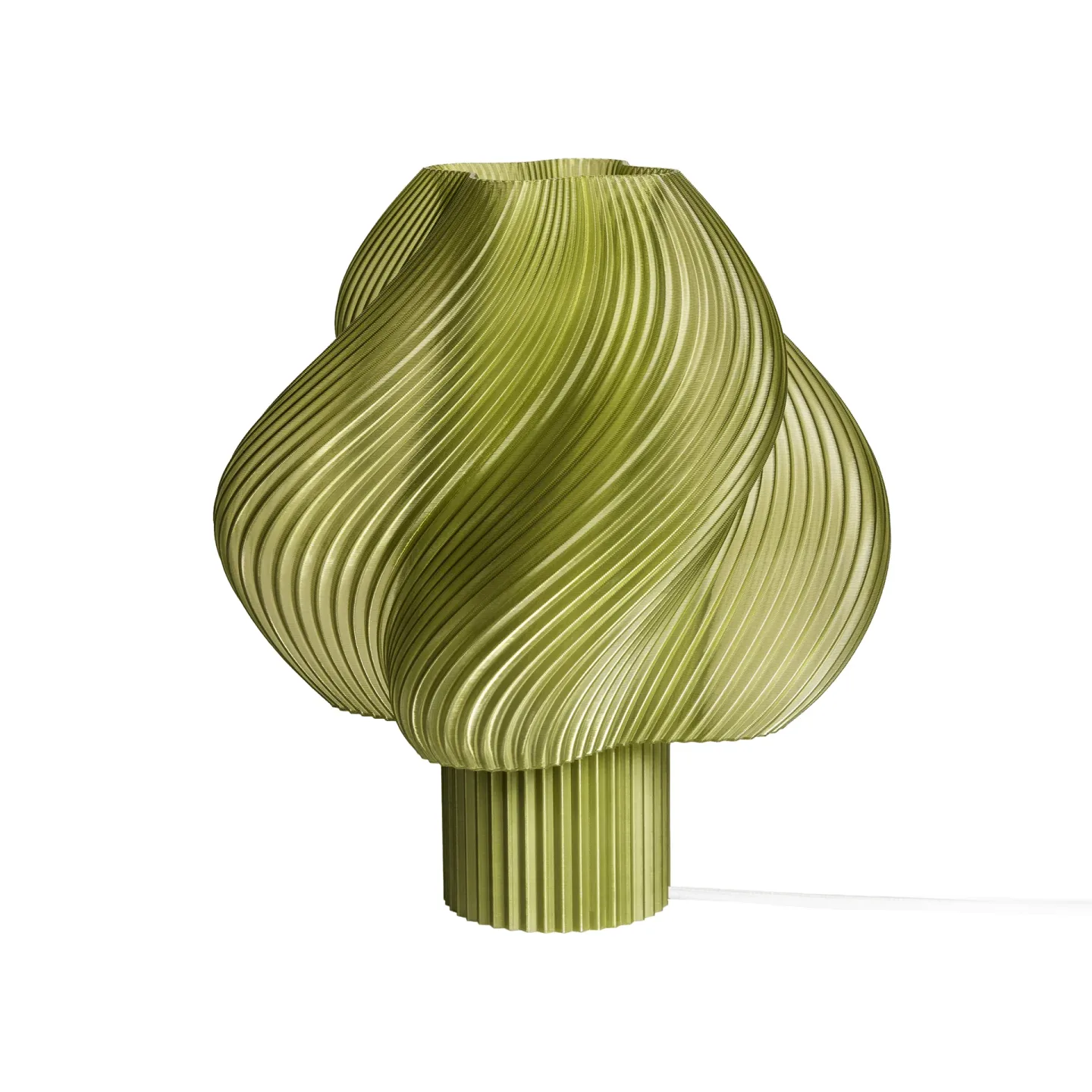 Crème Atelier Soft Serve Tischleuchte Olive, Regular, 26 cmOlive