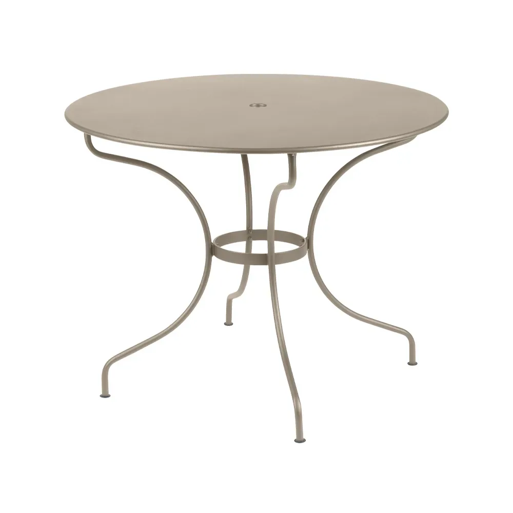 Fermob Opera+ bord Ø96 cm Nutmeg (beige)
