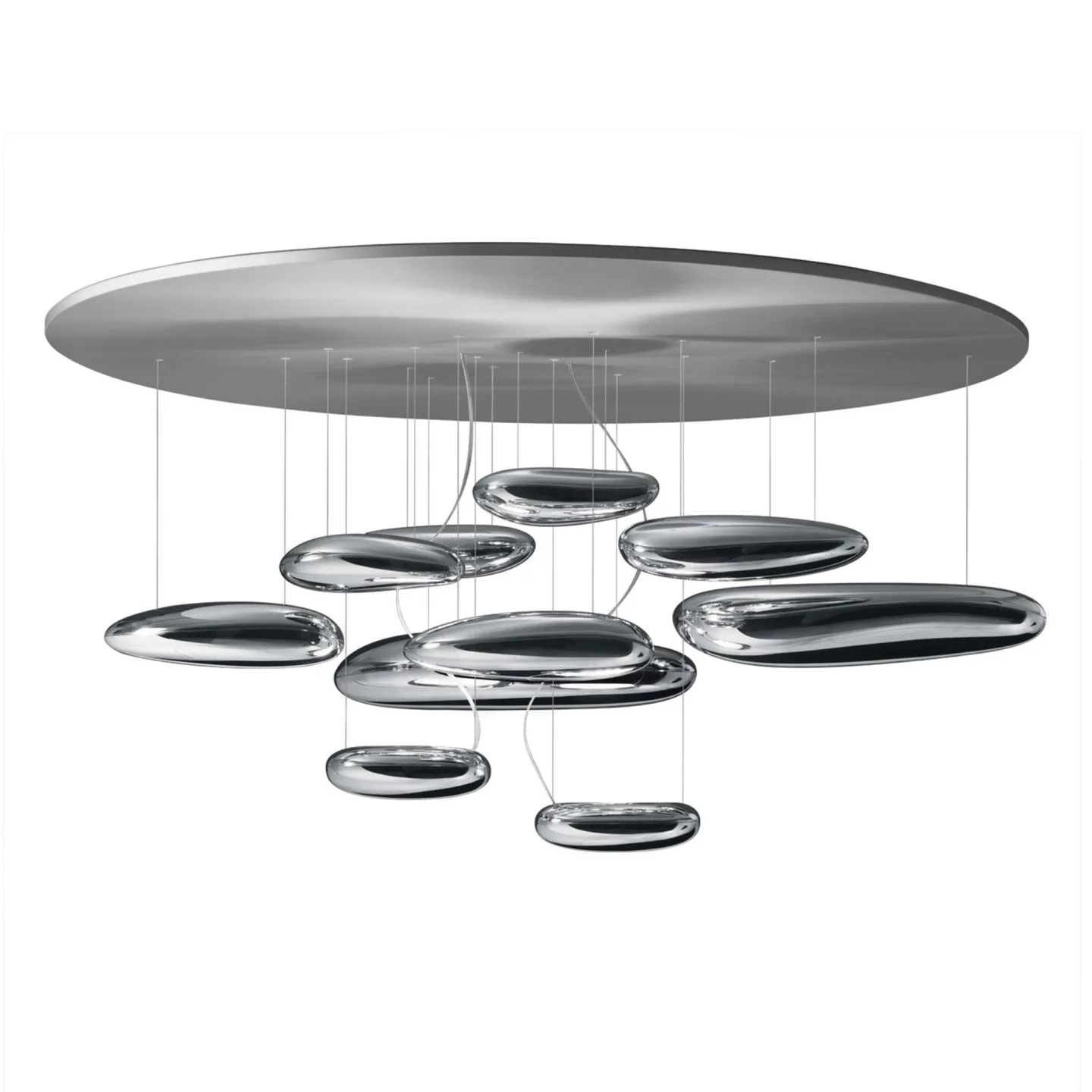 Artemide - Mercury Led Taklampa 3000K - Plafonder - Ross Lovegrove - Silver