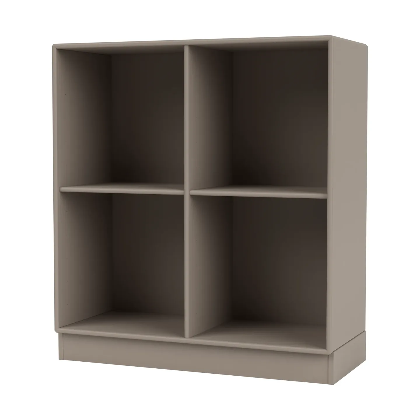 Montana SHOW hylla 69,6x69,6 cm, sockel 7 cm 141-Truffle