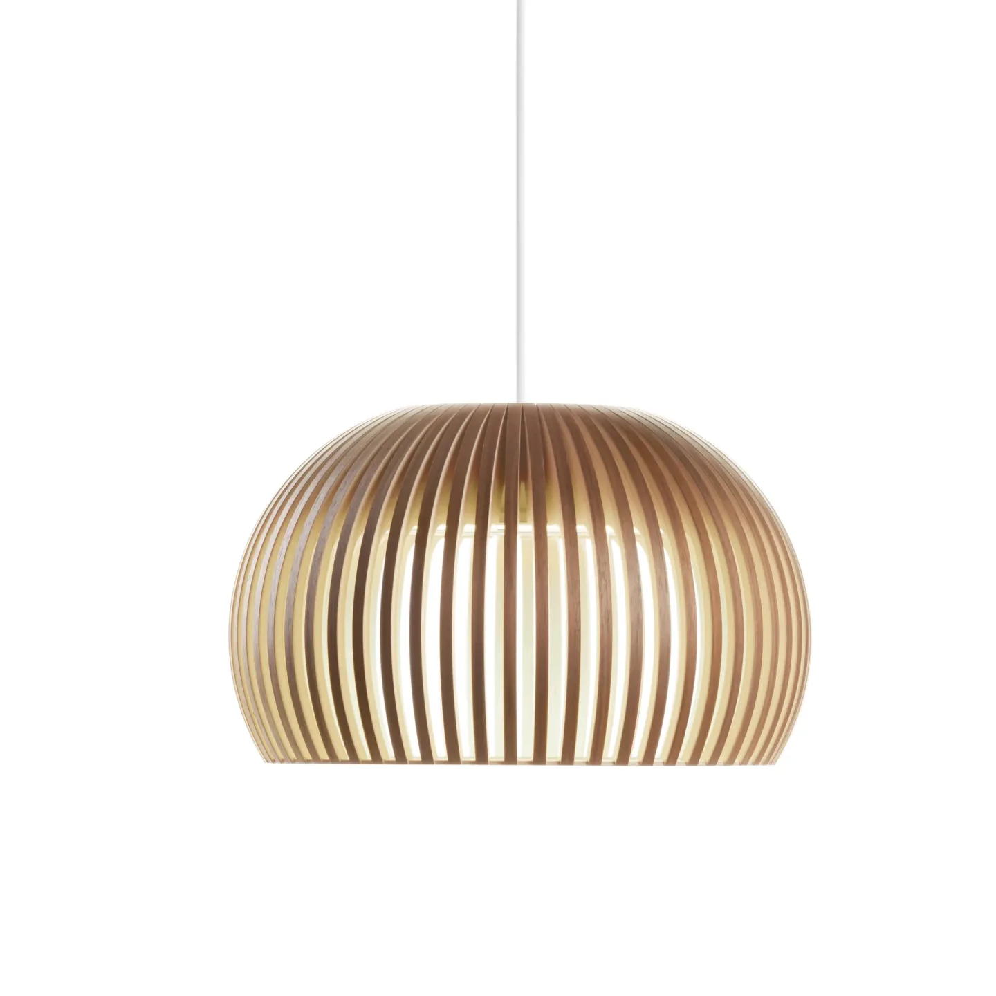 Secto Design Atto 5000, taklampa walnut veneer