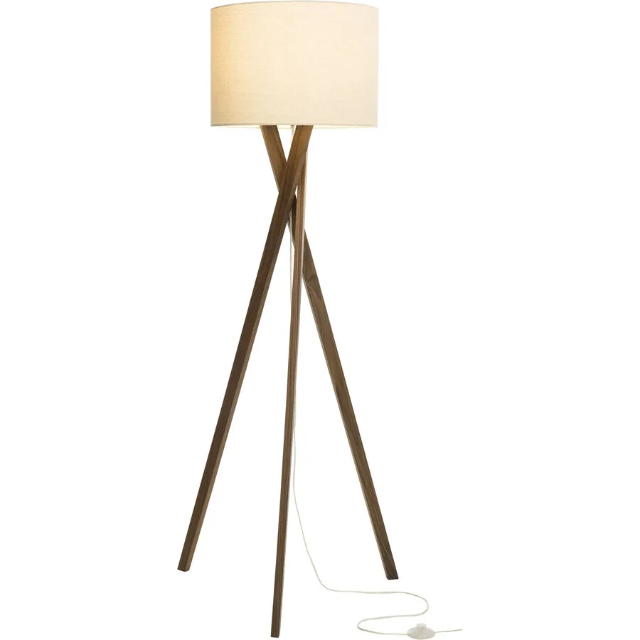 Stehlampe Paladina Beige Leinen 45 cm 160 cm