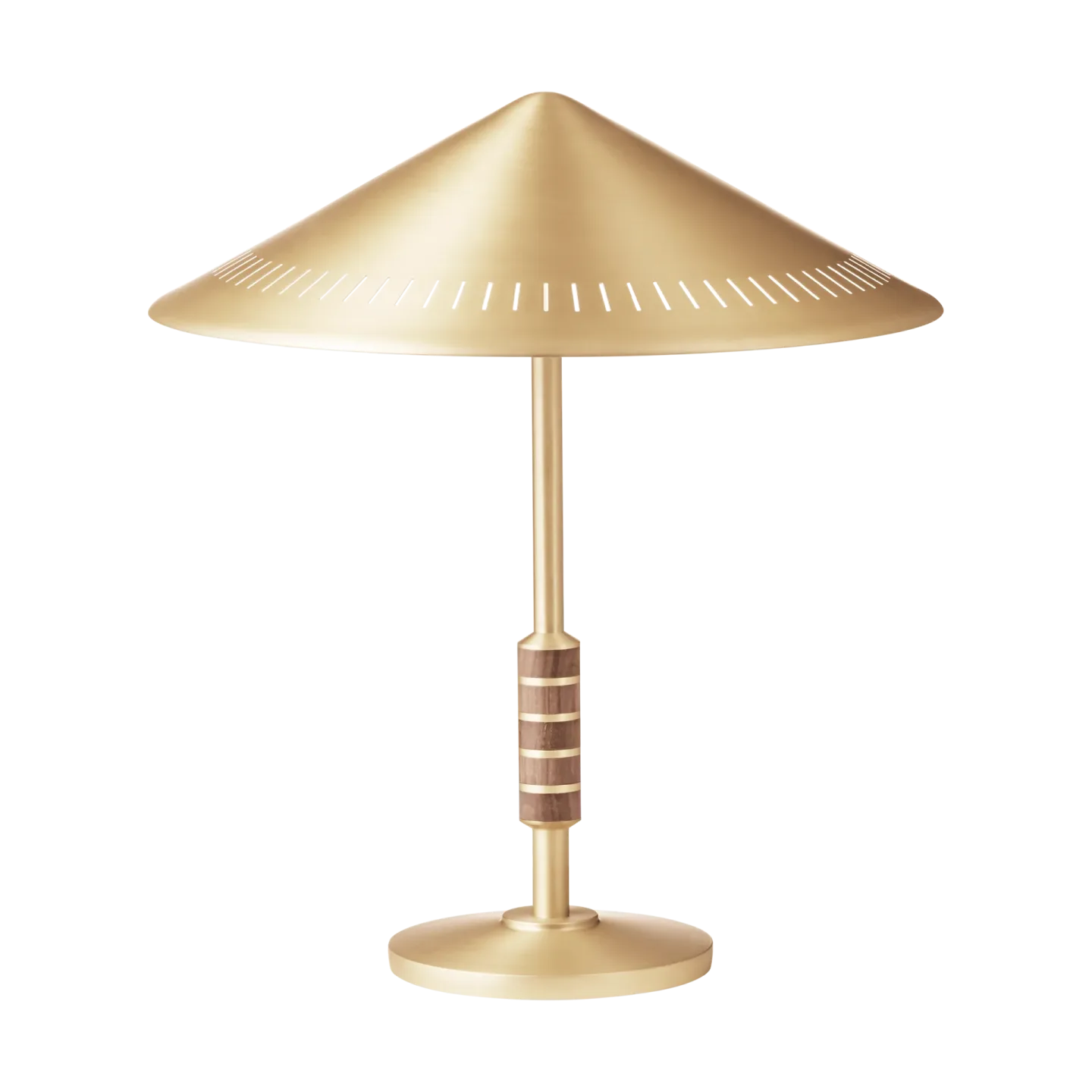 LYFA Governor 405 bordslampa Brass-walnut