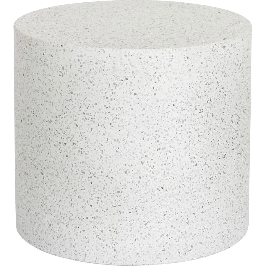 Beistelltisch Sienna Weiss Zement 40 cm