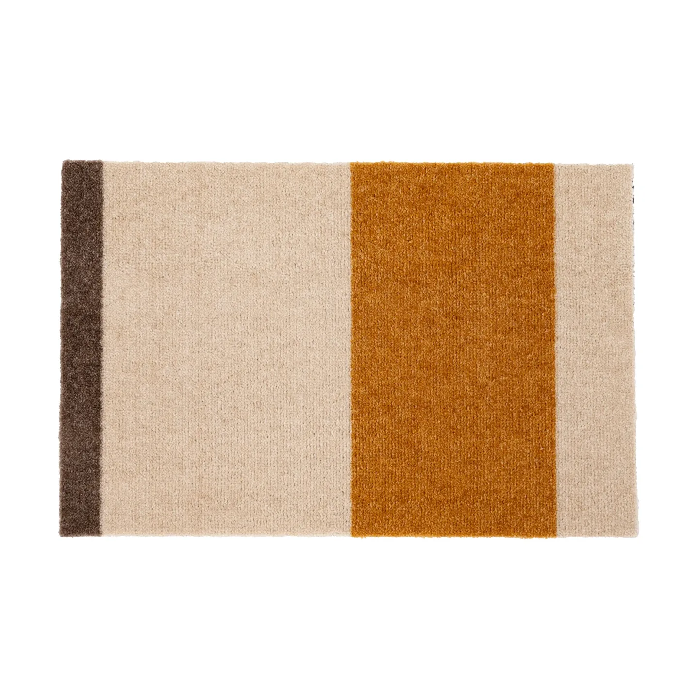 tica copenhagen Stripes dörrmatta horisontell Ivory-dijon-brown, 40x60 cm