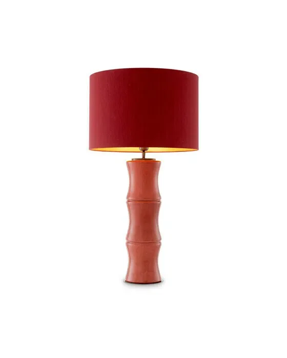 Bonny bordlampe koralrød