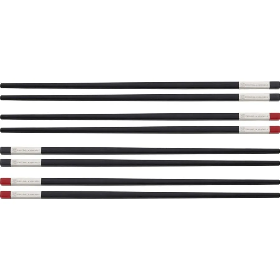 Stäbchen Zwilling Schwarz Kunststoff