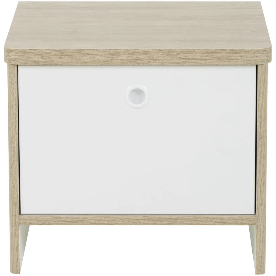 Nachttisch Matis natur/weiss Holzwerkstoff B 42 H 37 cm