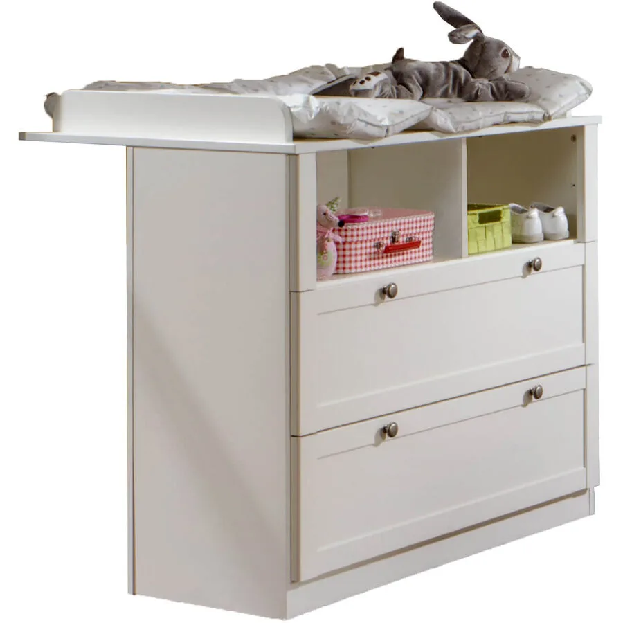 Wickelkommode Birgit Dekor weiss Holzwerkstoff B 90 T 75 H 93 cm