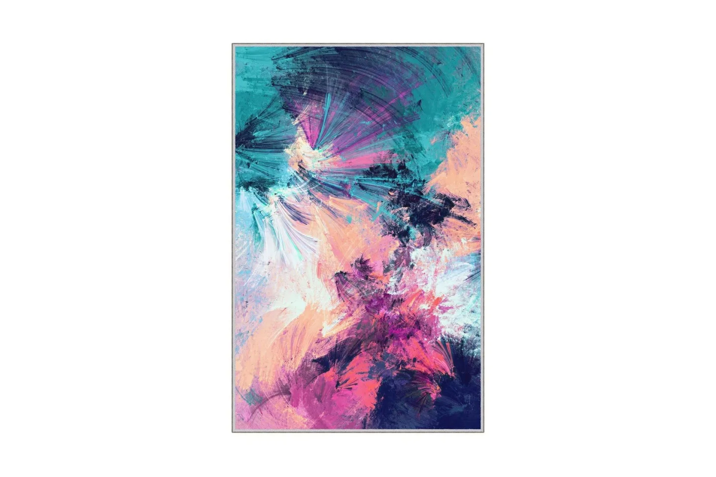 Homefesto Matta 120x180 cm - Multifärgad