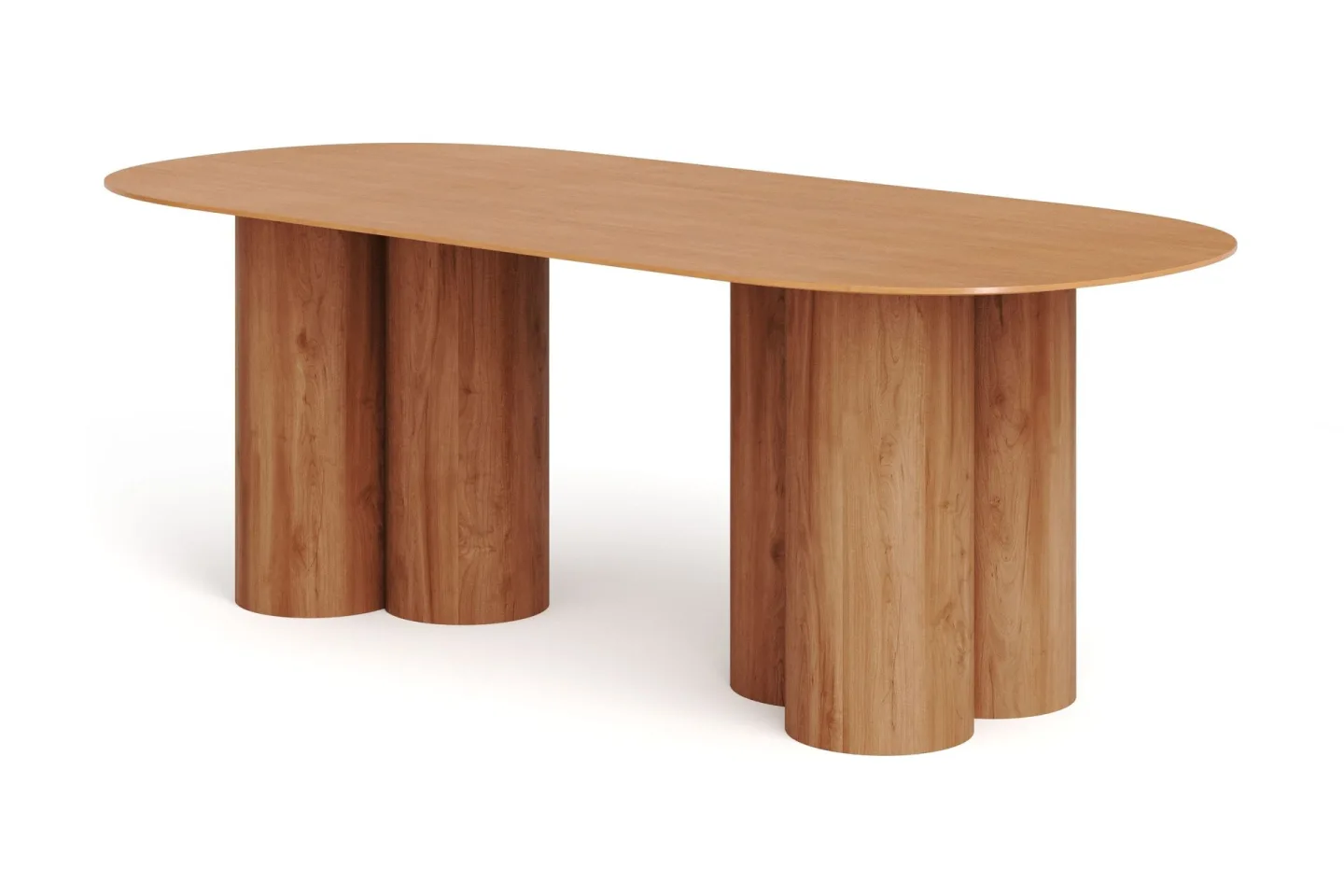Juno Matbord Oval 220x100 cm Fanér - Ek