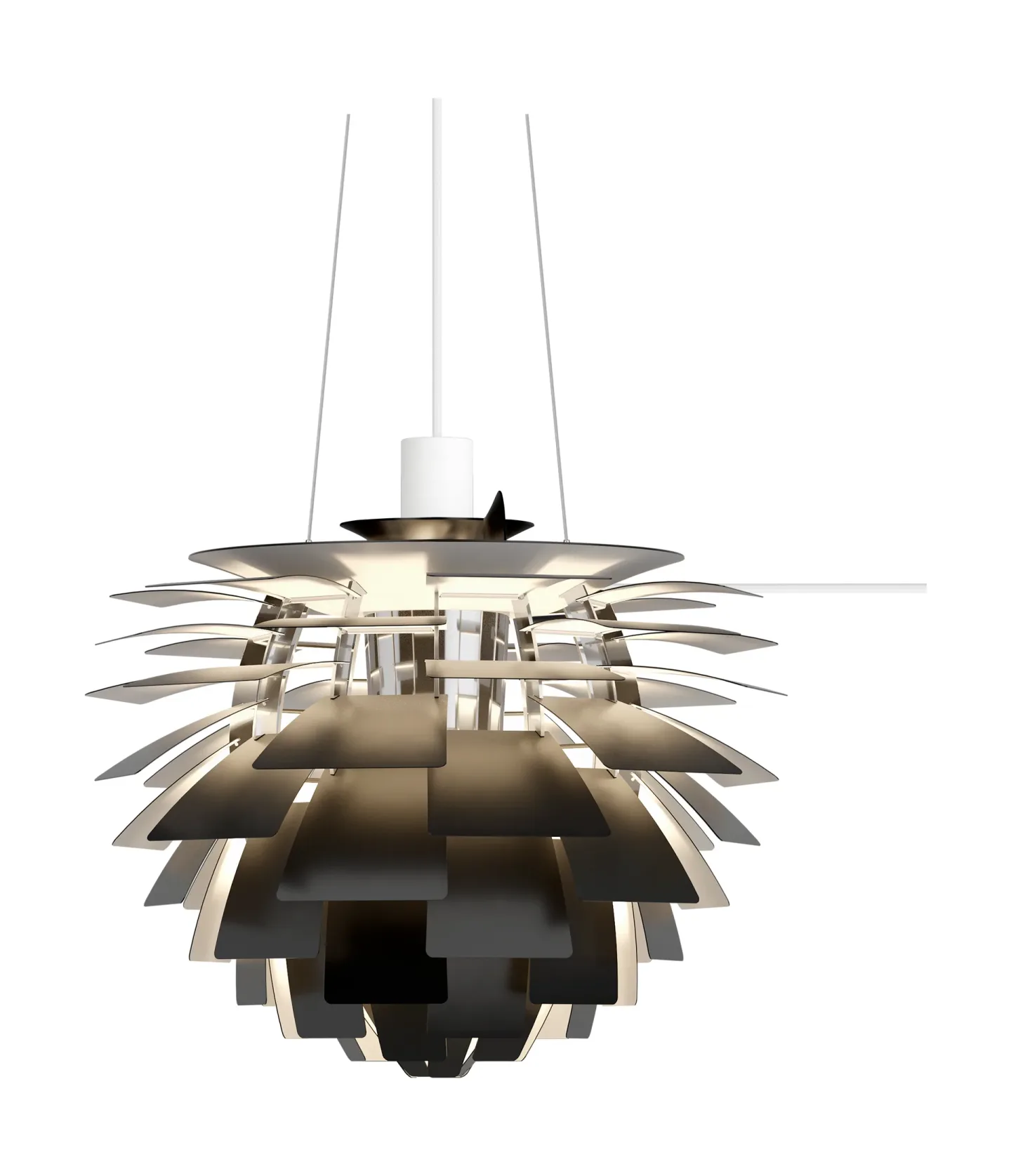 Louis Poulsen PH Artichoke Pendelleuchte Ø48cm Schwarz