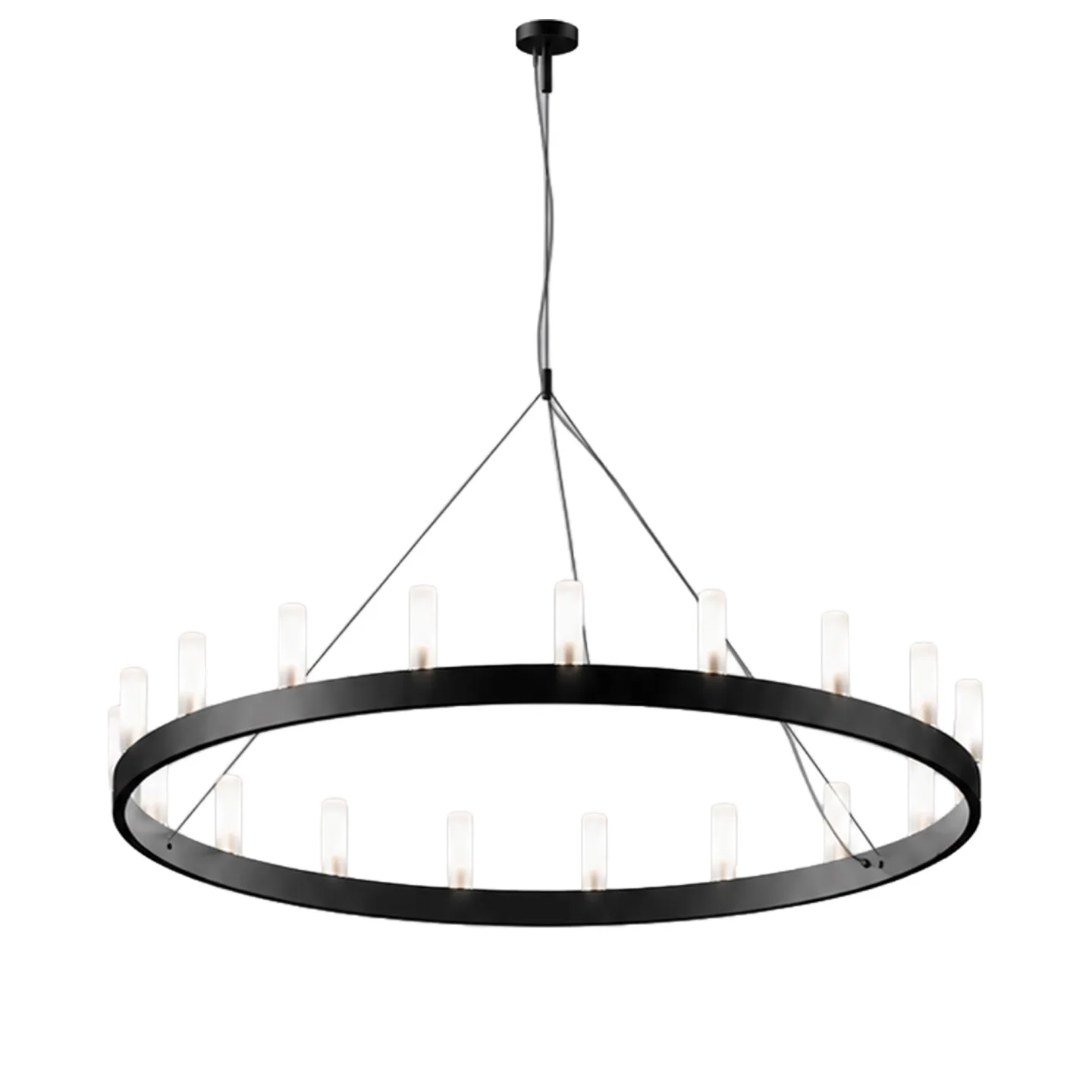 FontanaArte - Chandelier, Ø 150 cm, Svart - Takkronor - David Chipperfield - Svart