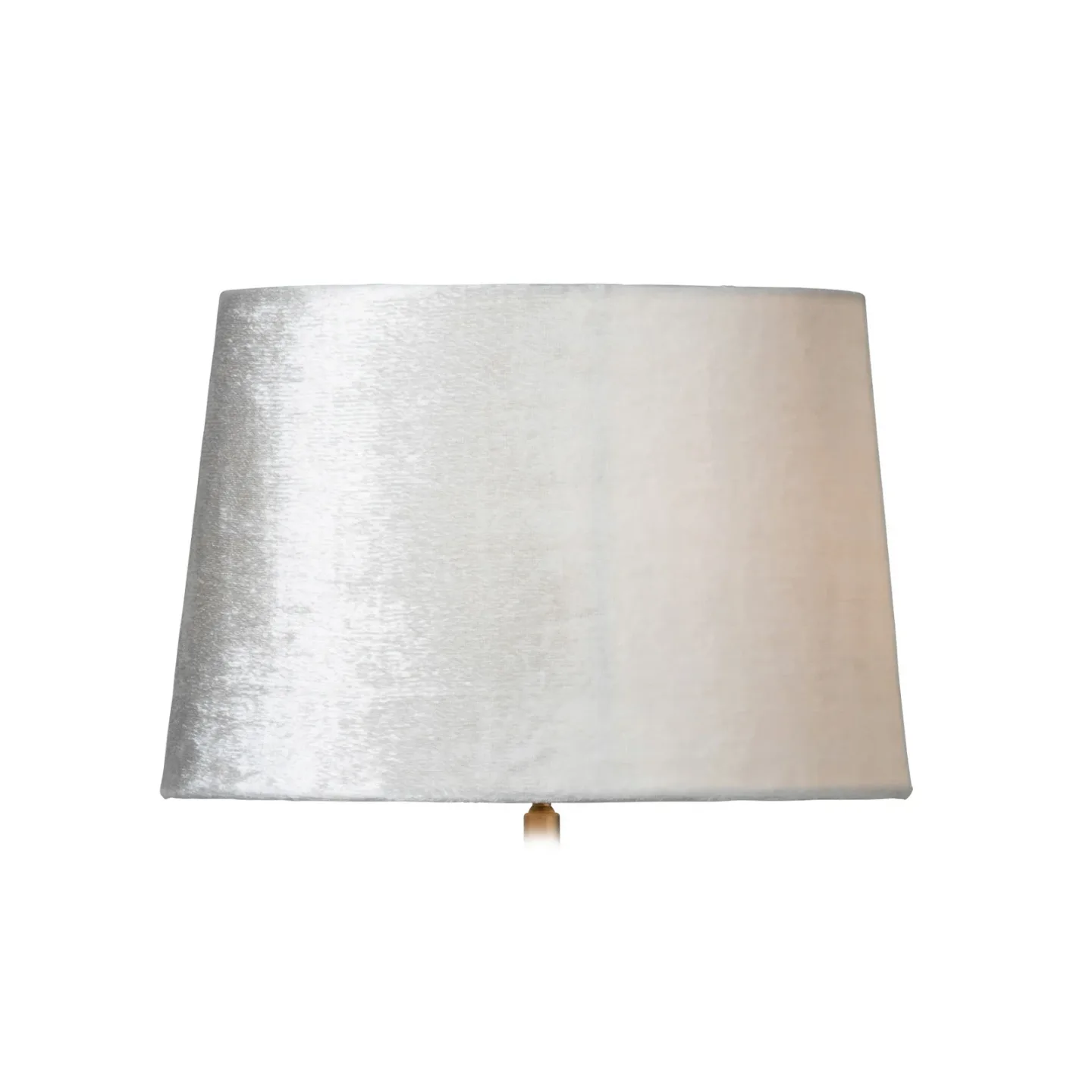 Lola Lampenschirm, creme, Ø 33 cm, Samt - Watt & Veke - Design - Stoff / Textil