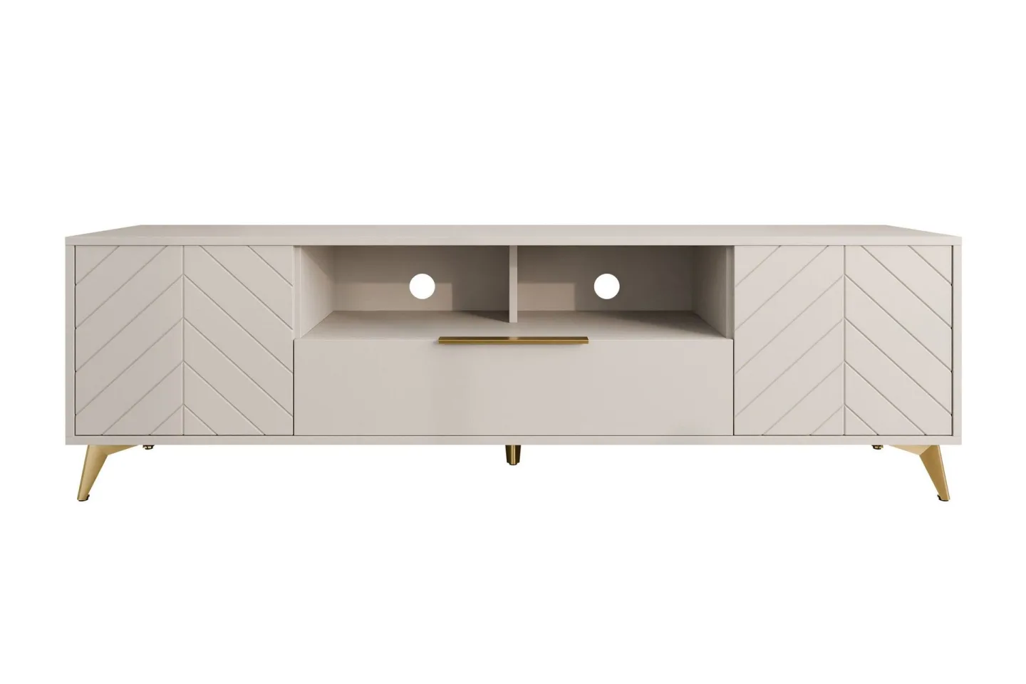 Vemdalen Tv-bänk 204 cm - Sand beige