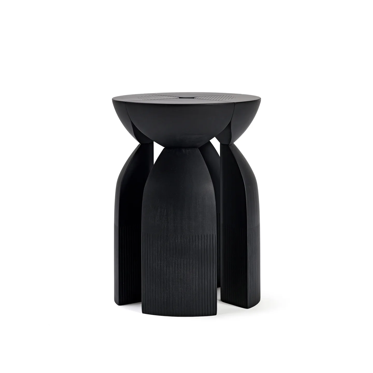Zanat - Unity Stool - Maple Black - Pallar - Monica Förster - Svart - Trä
