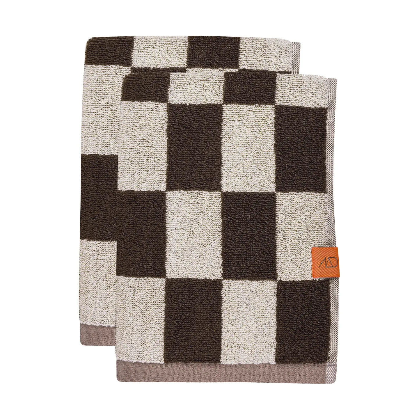 Mette Ditmer Retro Handtuch Chocolate, 40x55 cm, 2er Pack