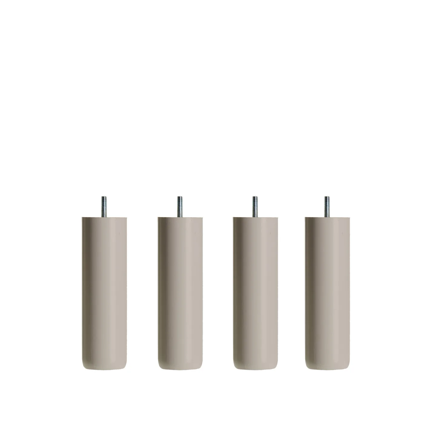 DUX - DUX SC sängben rund oatmeal 20 cm 4-pack - Sängben - Beige - Trä