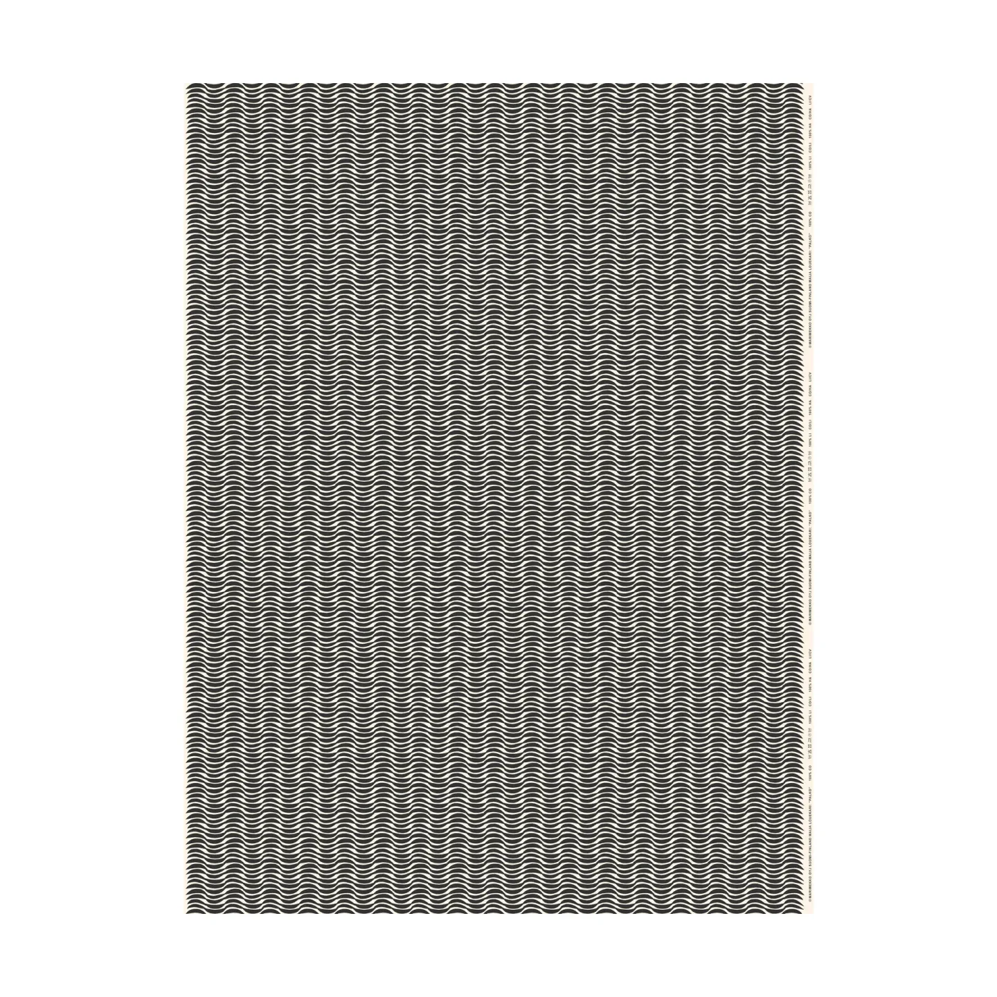Marimekko Palko Baumwollstoff Cotton-coal