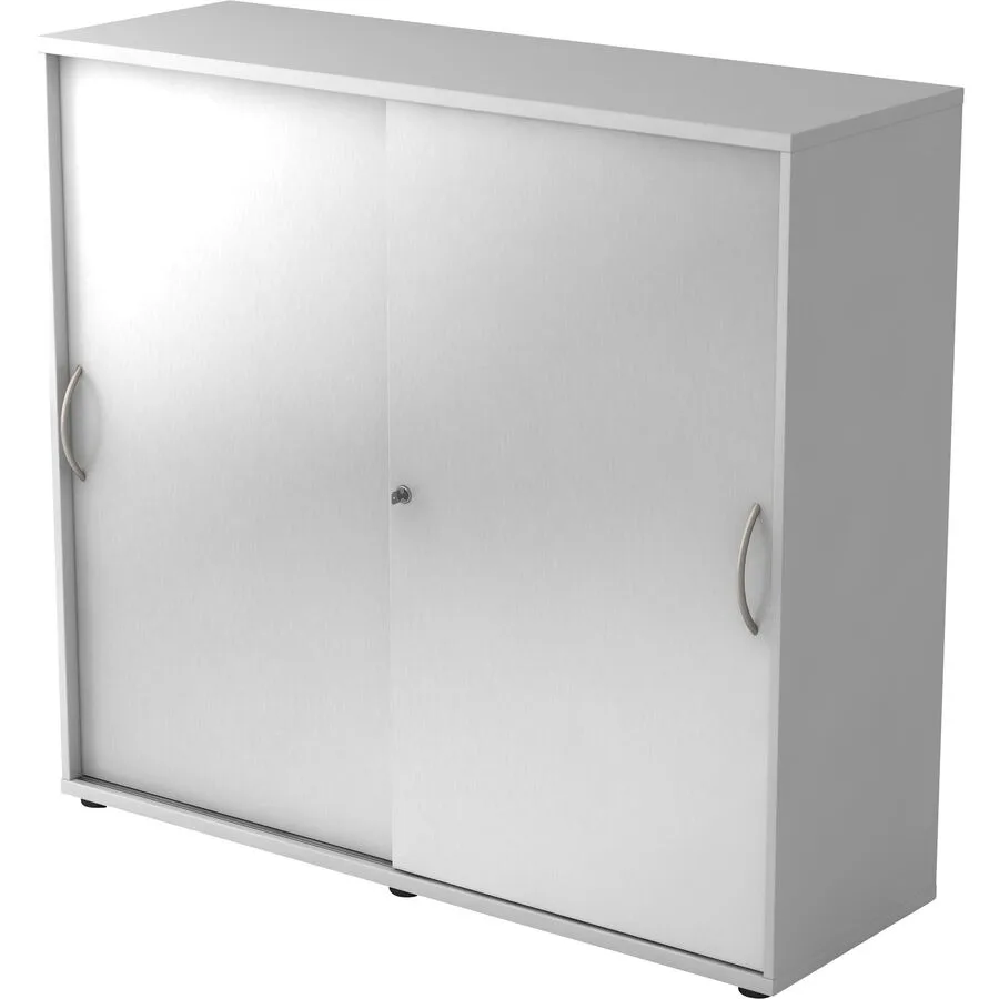 Aktenschrank Office silber Holzwerkstoff B 120 H 110 cm