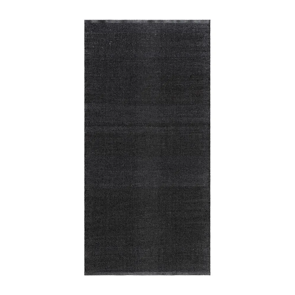 Plastmatta Hilma Plain - 70x300 cm, Svart