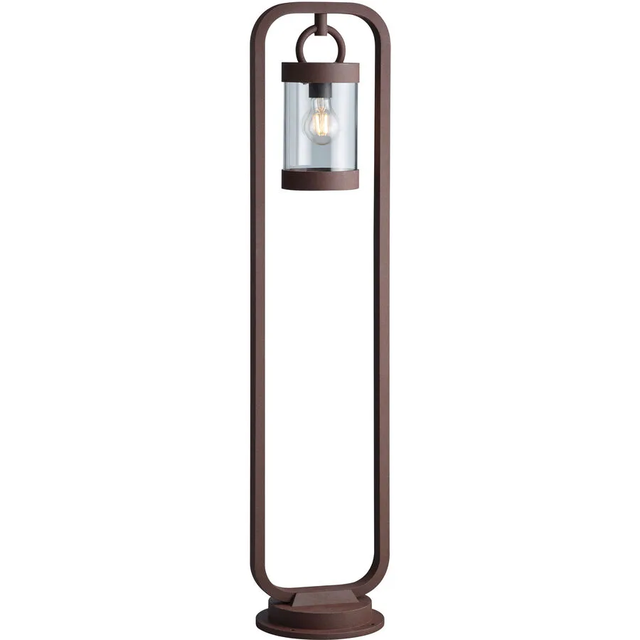 Aussenlampe Surlie Rot Aluminium 21 cm 100 cm - Farbe: rost - Material: Aluguss