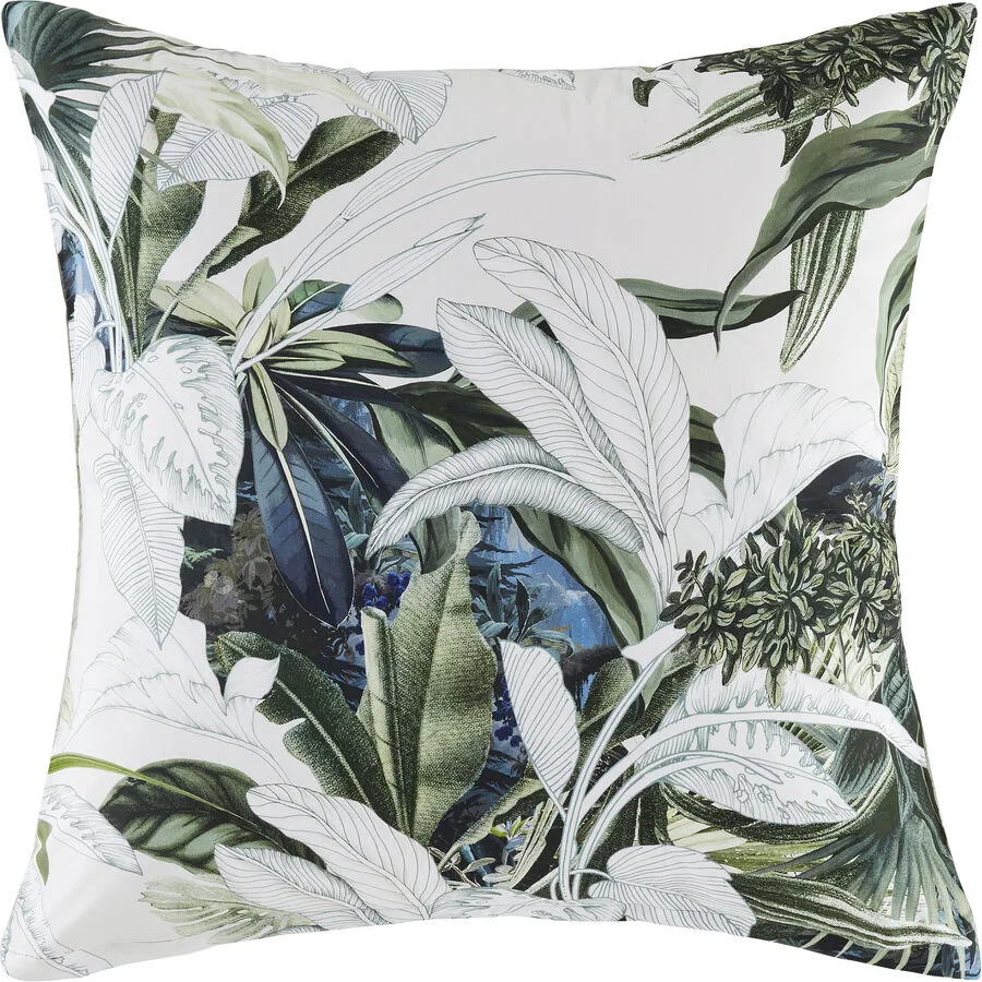 KAS Kissenbezug Aruba Mehrfarbig Baumwolle 65 cm 65 cm - Farbe: Weiß