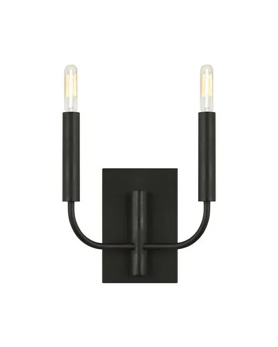 Brianna Double Sconce Aged Iron