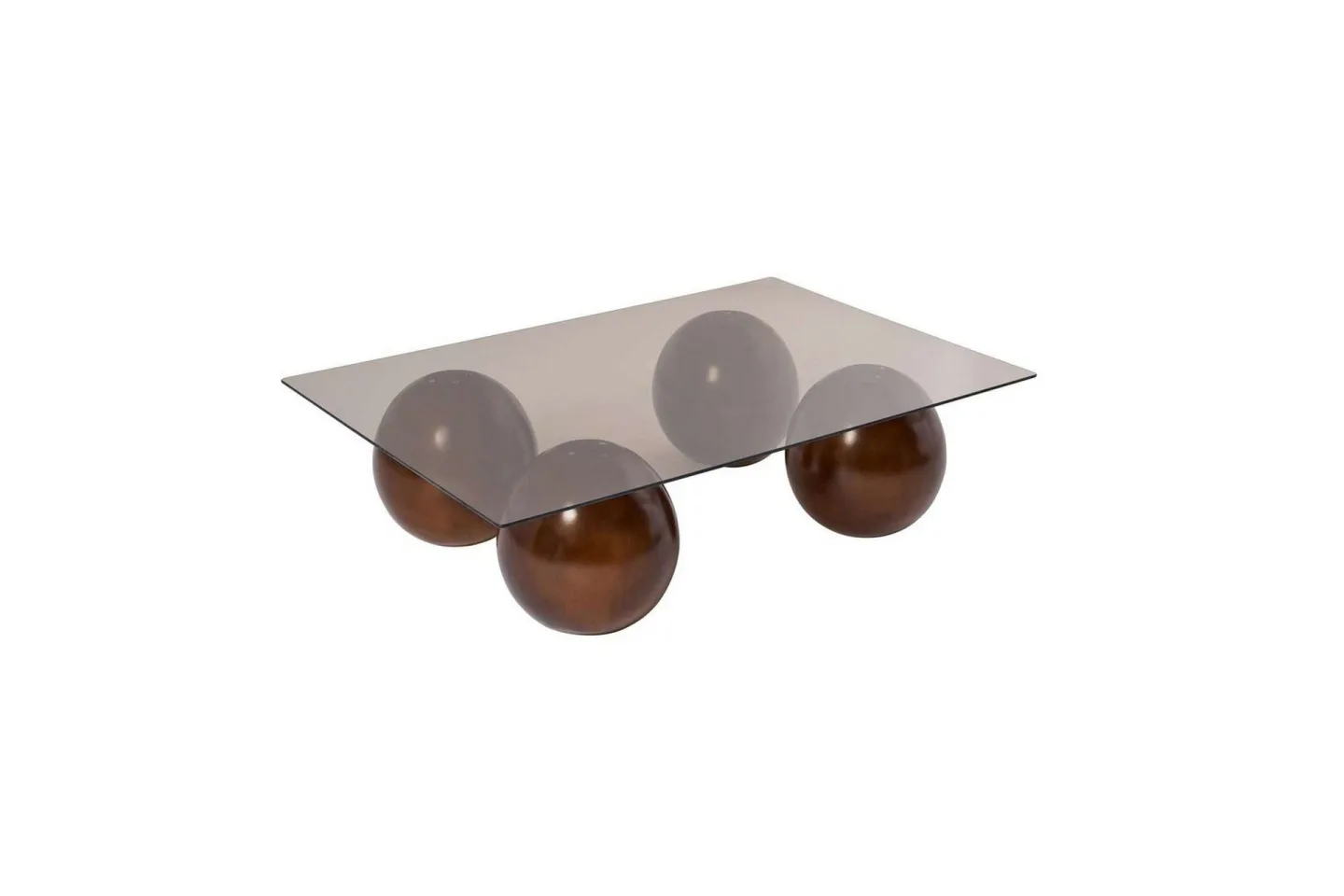 Soffbord Nordure Koushik Soffbord 110 cm Sand, Chocolate Brown -