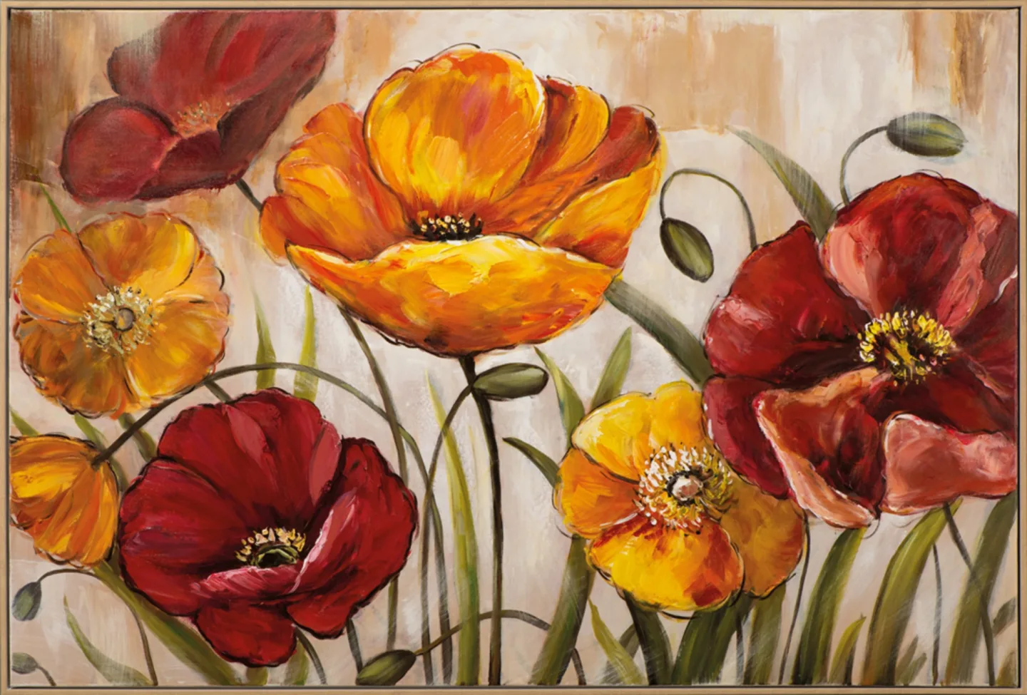 image LAND Gemälde Tolle Mohnblumen | Schubiger Möbel