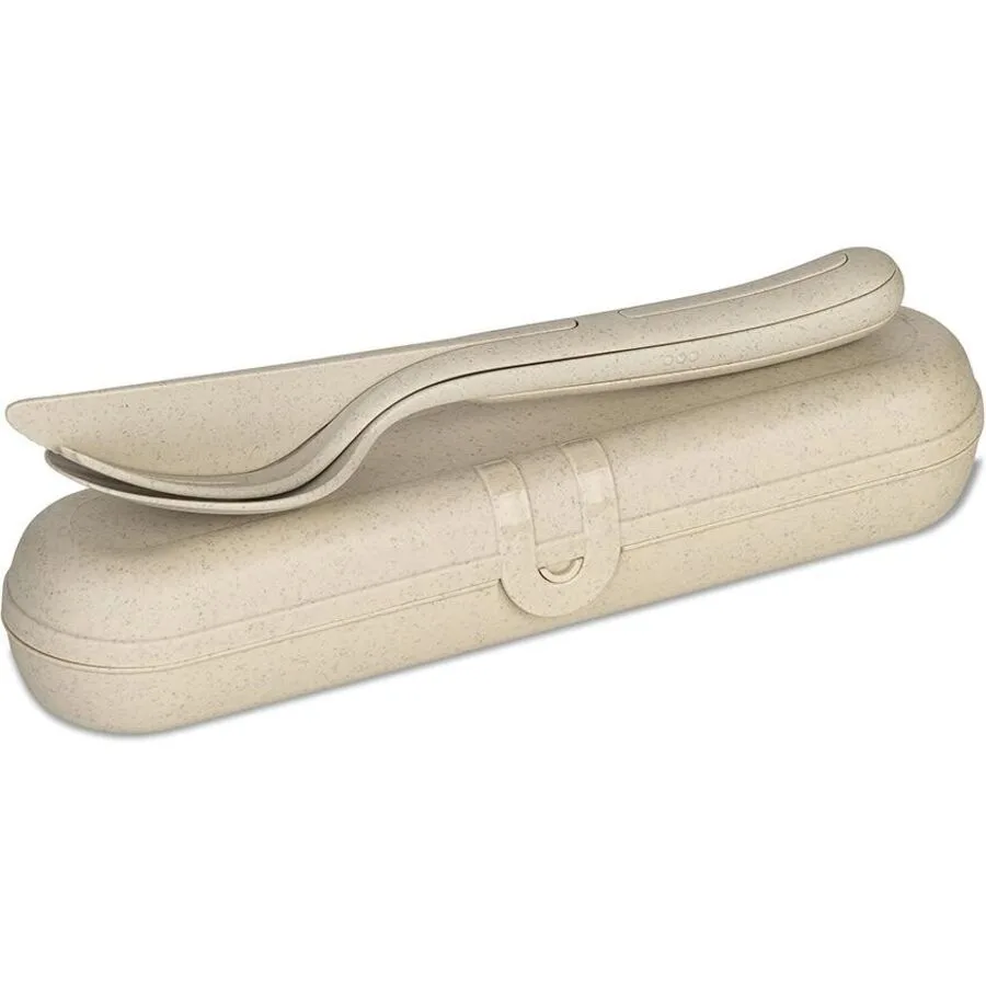 Besteck-Set Koziol Sand, Gelb Kunststoff 3 Stk