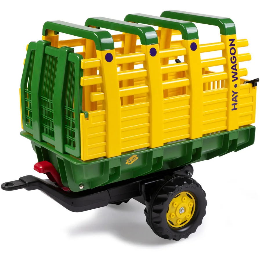 RollyHay Wagon Rolly Toys Grün Kunststoff - Farbe: Grün/Gelb