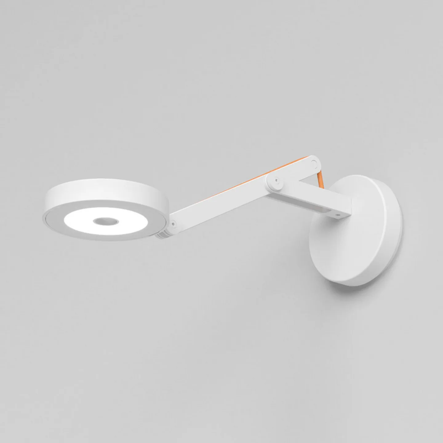 String W0 Wandleuchte DTW Matt White/Orange - Rotaliana String W0 DTW - Wohnzimmer - Design - Metall - Einflammig