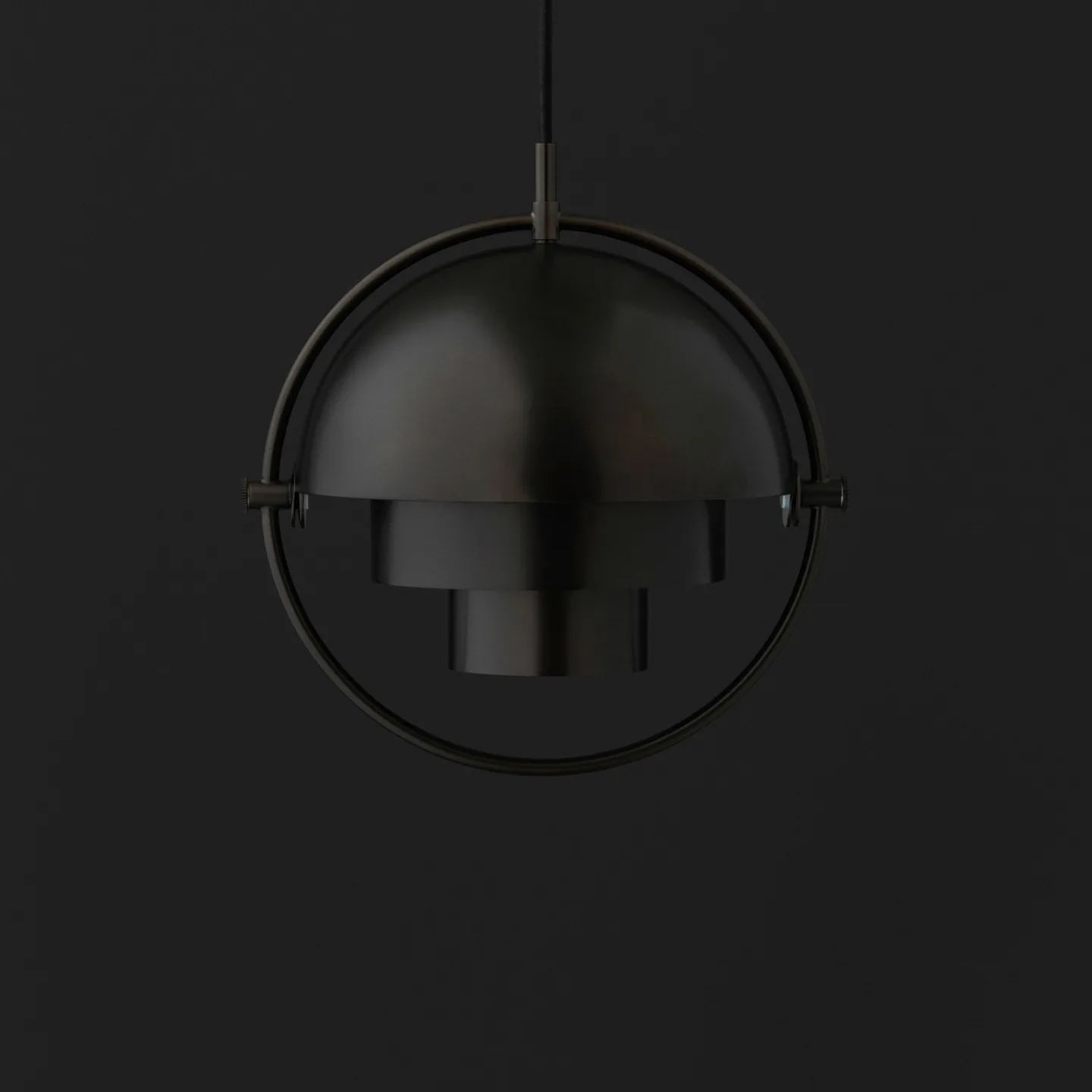 GUBI Multi-Lite Pendelleuchte Antik Messing