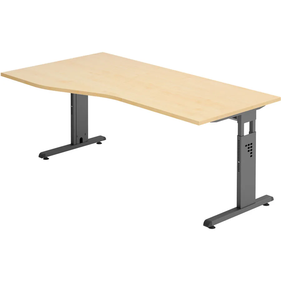 Schreibtisch Office Ahorn Holzwerkstoff B 180 T 100 cm