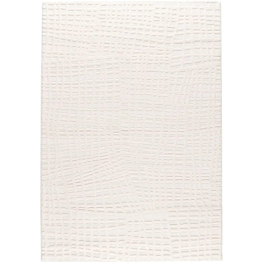 Teppich Pavo Weiss Polyester 160 cm 230 cm