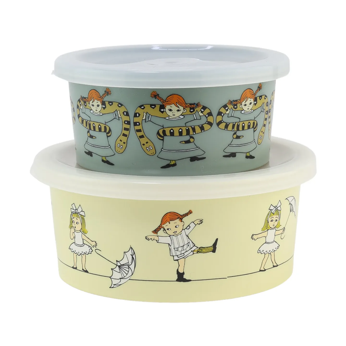 Rätt Start Pippi Circus Snackbox 2er-Pack Multi