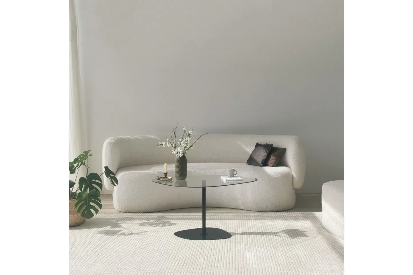 Karamea Soffbord 85 cm - Svart